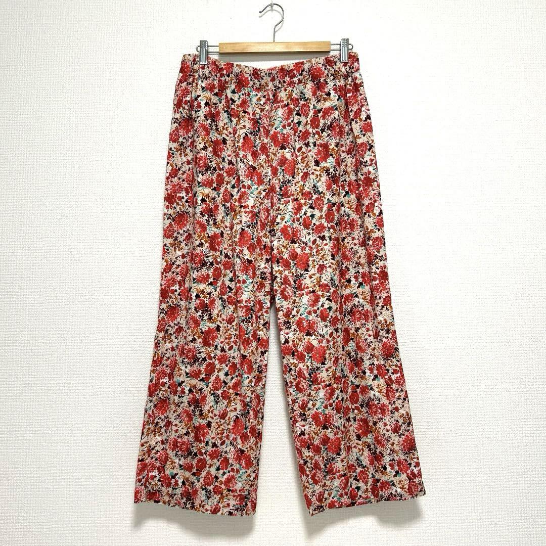 《美品》ジャーナルスタンダードラックス　コットンフラワーイージーパンツ　定番人気