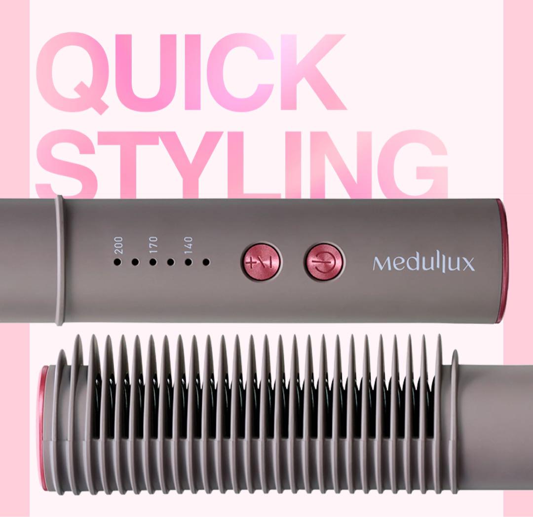 一度のみ使用Medullux メデュラックスコームアイロン - メルカリ
