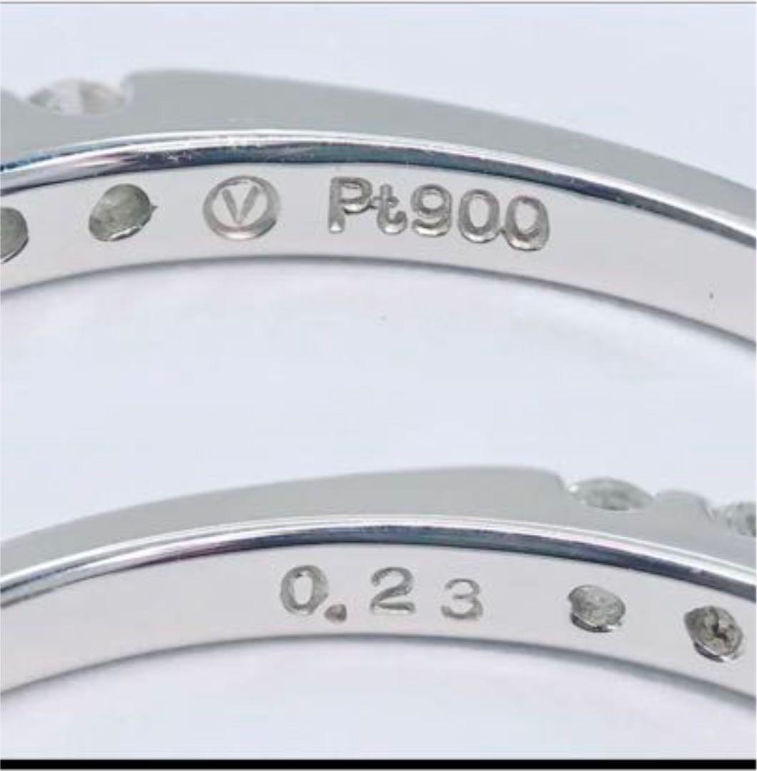 ヴァンドーム ハーフエタニティ ダイヤモンドリング PT900