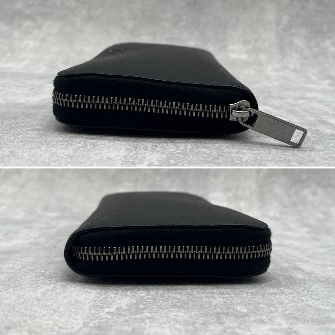 現行•極美品✨】DIOR ラウンドジップ 長財布 CDロゴ ブラック