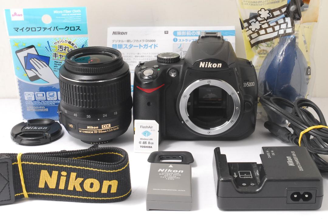 ★ショット数僅か★Nikon D5000★自撮り★スマホ転送★すぐに使える★ ❤初心者オススメ❤スマホ転送OK❤Nikon D5000❤自撮,動画OK