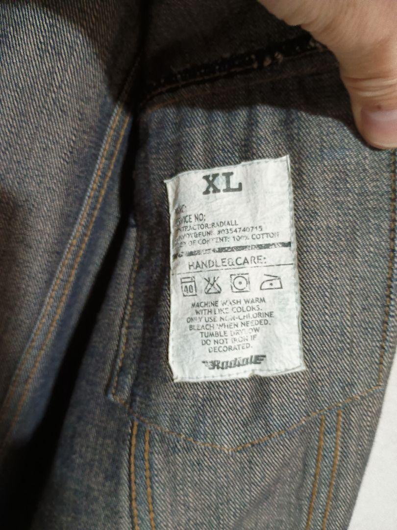 radiall デニムジャケット ラディアル Gジャン XLサイズ 中古品 美品