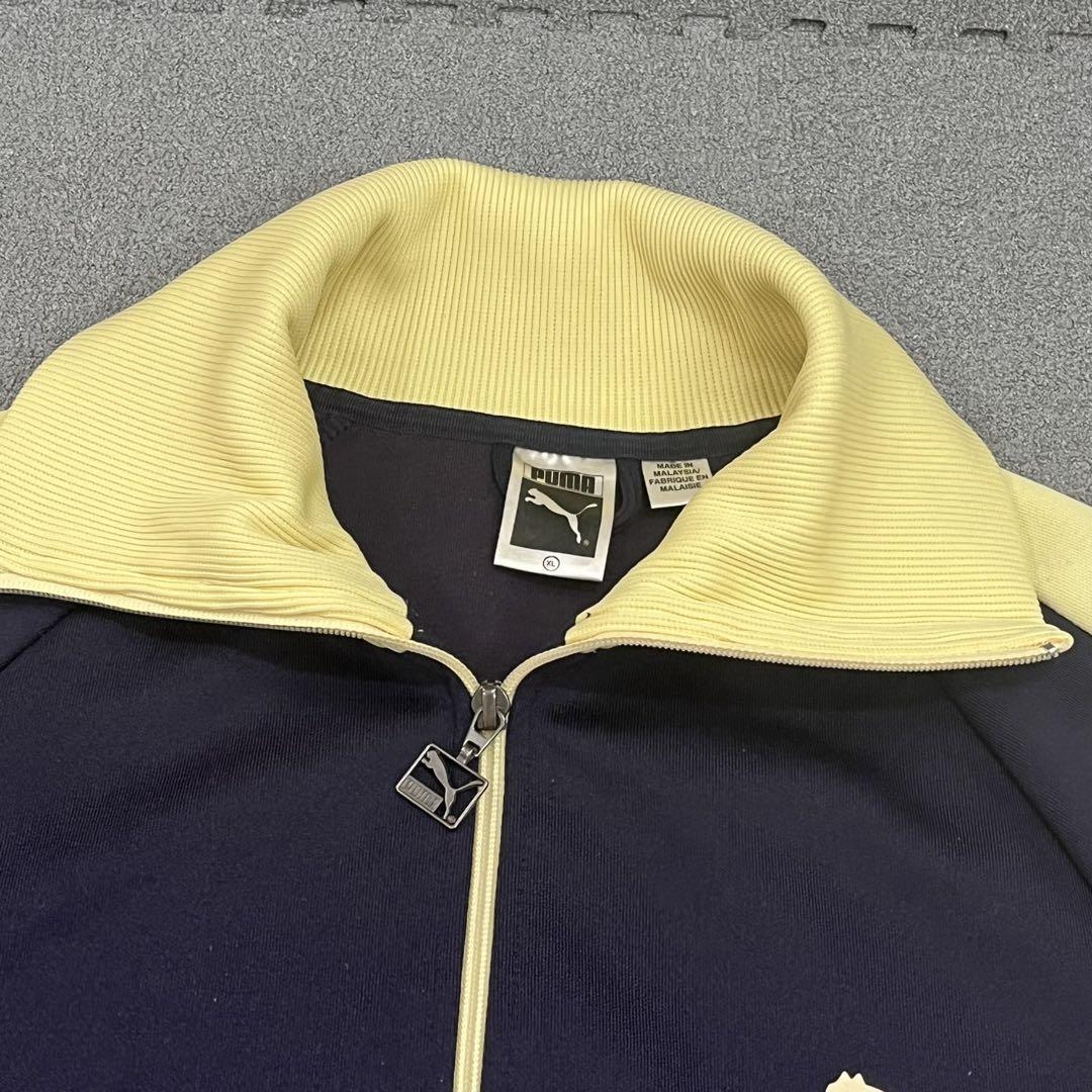 845 PUMA★ デカロゴ 切替 トラックジャケット バイカラー XL