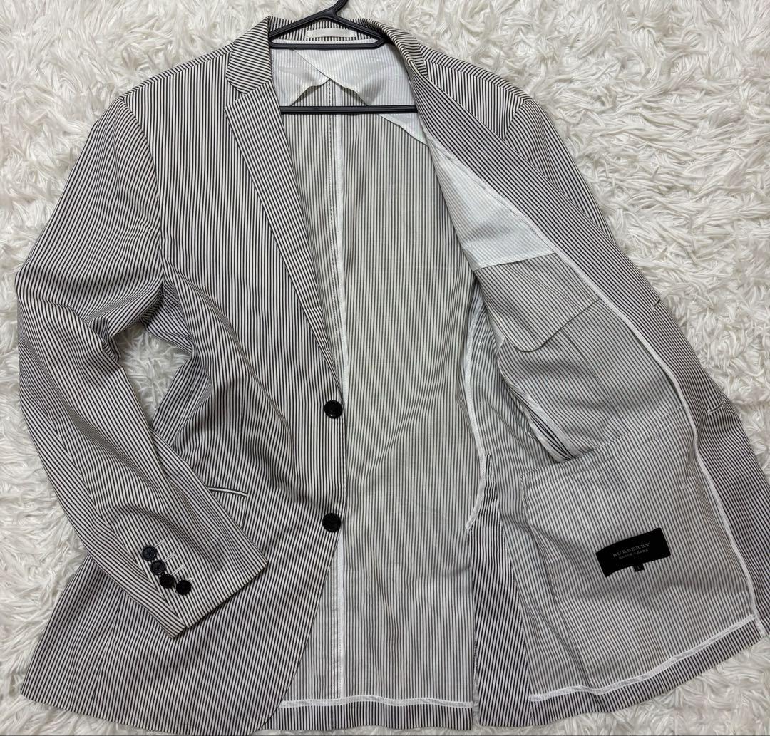 BURBERRY BLACK LABEL サマー コットンテーラードジャケット