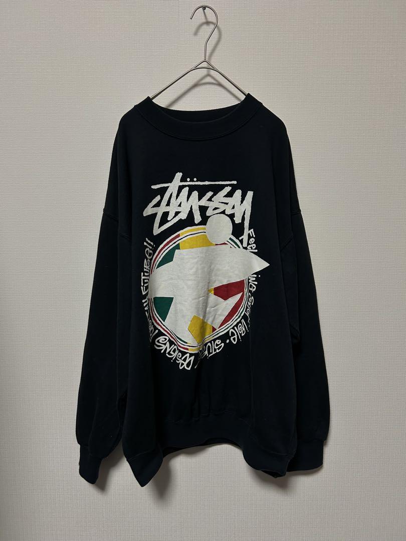 【超希少】80’s old stussy “SURF MAN” sweat 超希少】80's old stussy “SURF MAN” sweat - メルカリ
