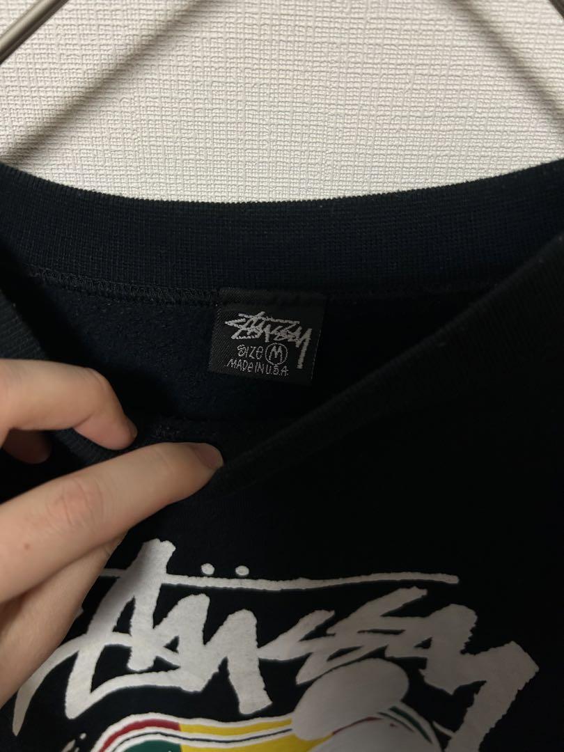 超希少】80's old stussy “SURF MAN” sweat - メルカリ