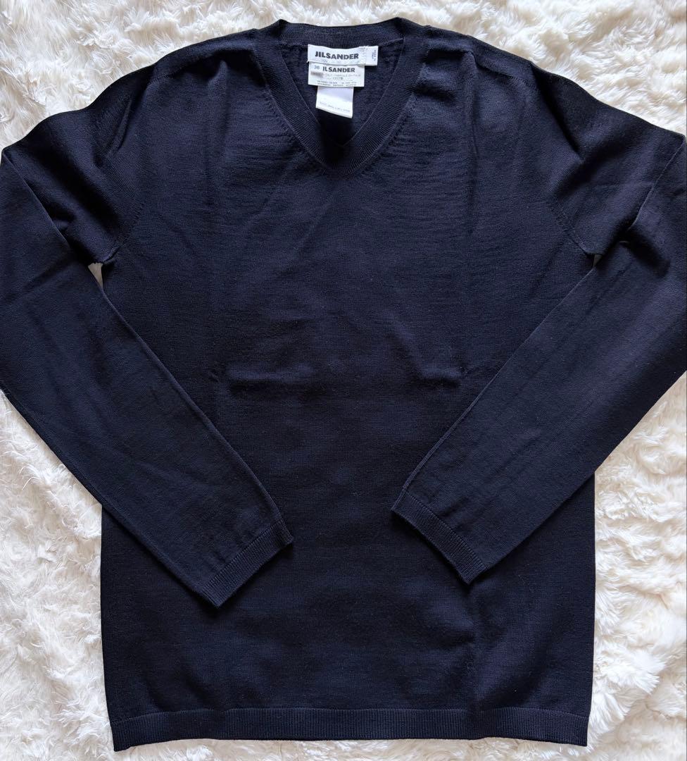 JIL SANDER Vネックセーター 36M JIL SANDER
