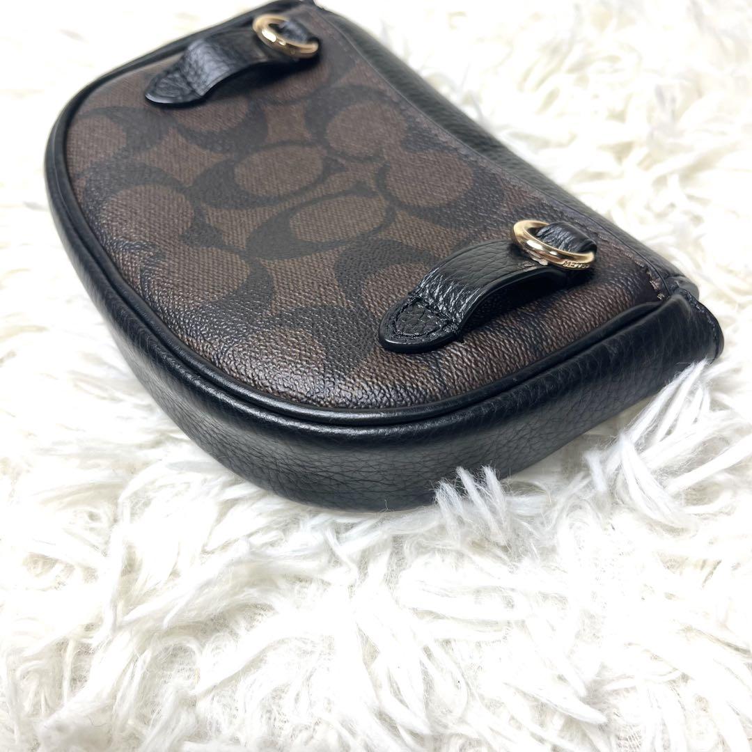 【美品】 COACH コーチ ジェイドミニベルト ショルダー ウエストバッグ
