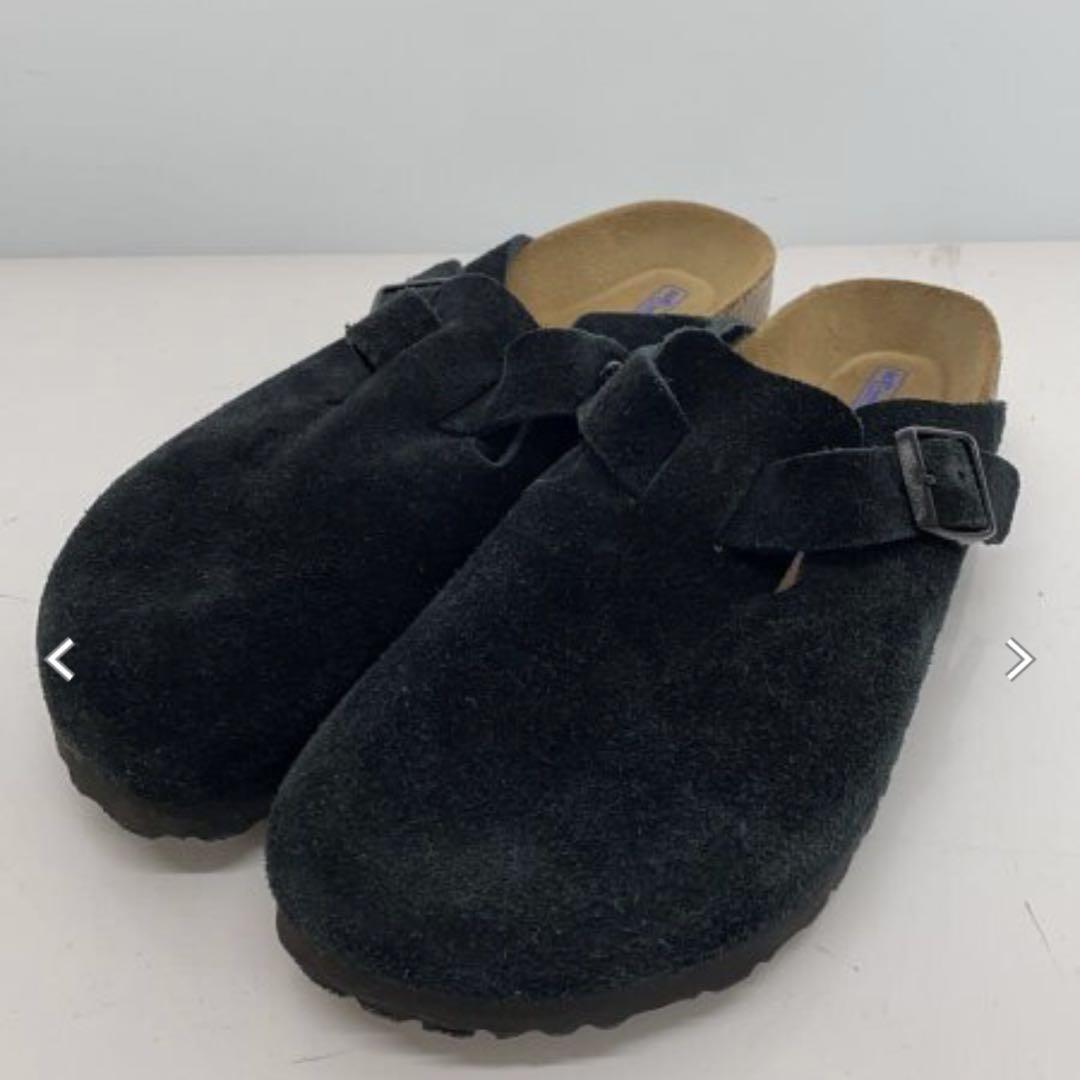 11254 BIRKENSTOCK ボストン 26cm スエード 黒