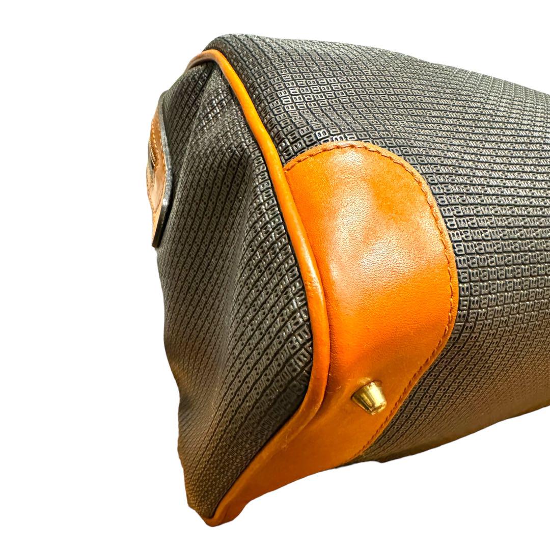 【美品】BALLY ボストンバッグ　鍵付き　ブラック