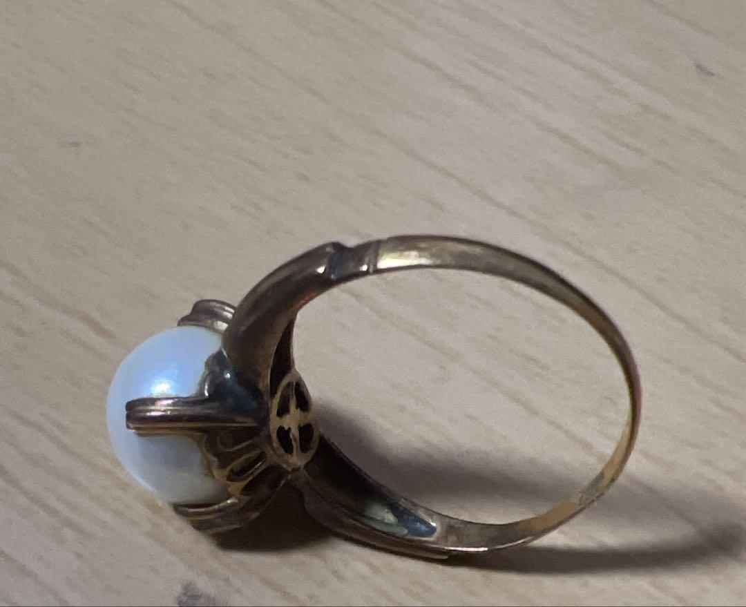 ゴールド パール リング　18k