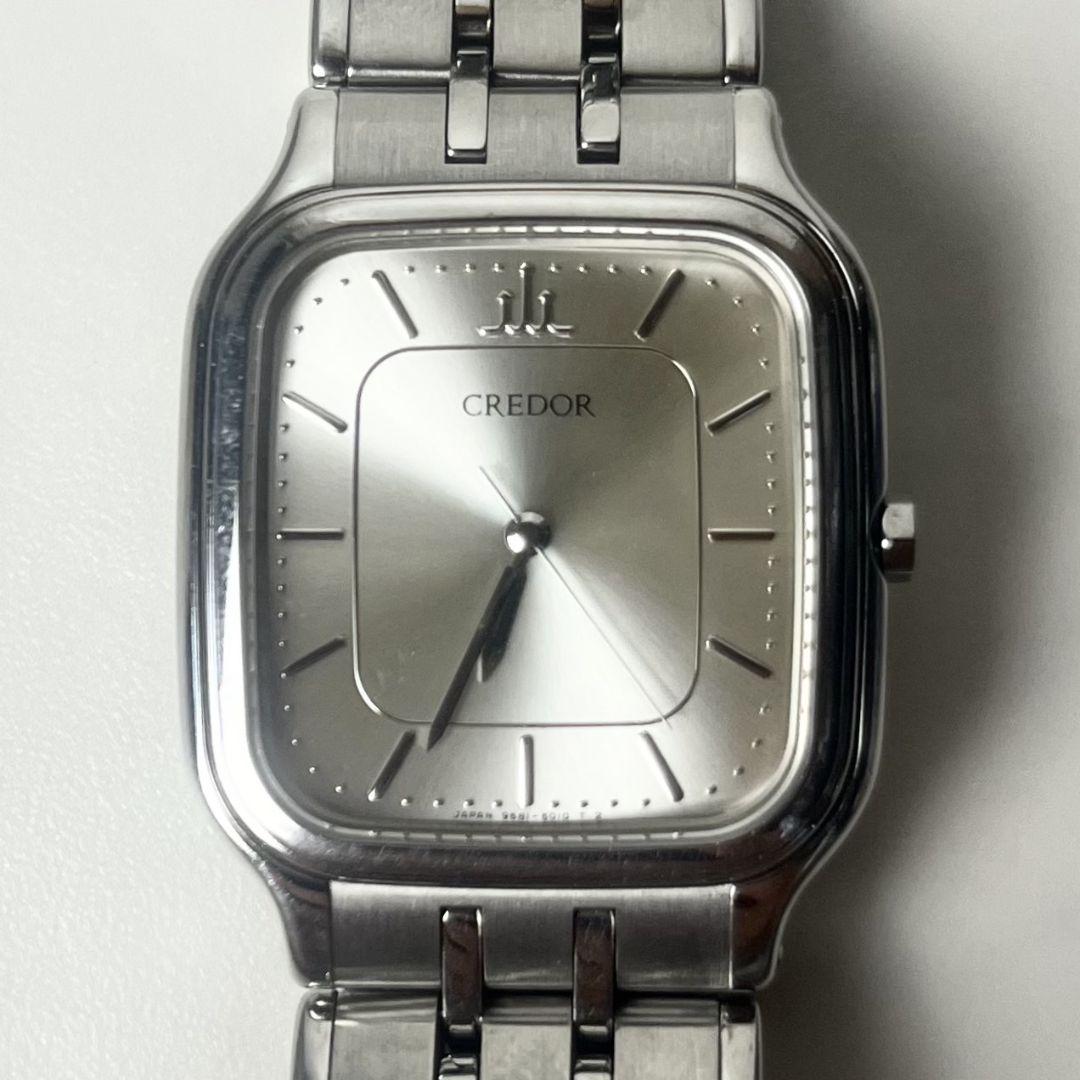 SEIKO CREDOR セイコー クレドール スクエア ホワイトAQUA