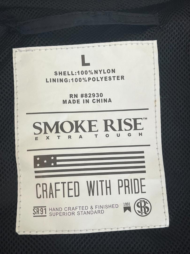 ■SMOKE RISE スモークライズ MA-1 サイズL ジャケット ワッペン