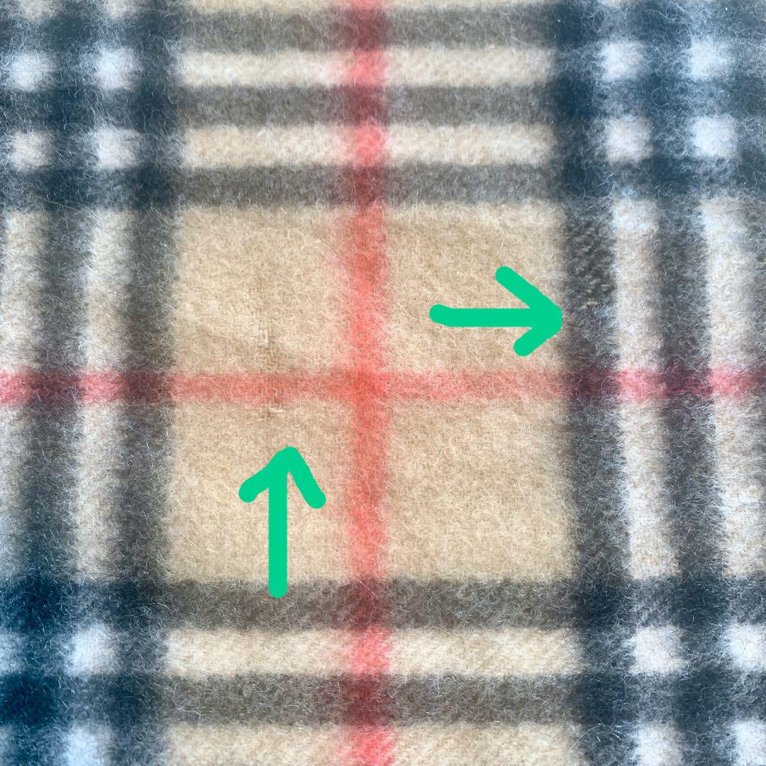［訳あり］Burberry カシミヤ ノバチェック　マフラー　ストール　ベージュ 訳あり］Burberry カシミヤ ノバチェック マフラー ストール