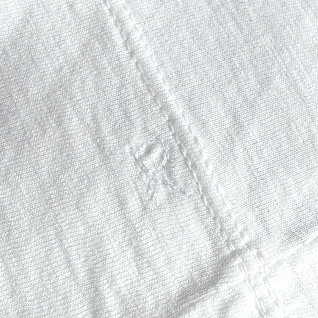 45R コットン ドルマンスリーブ ビッグ Tシャツ ロゴ刺繍