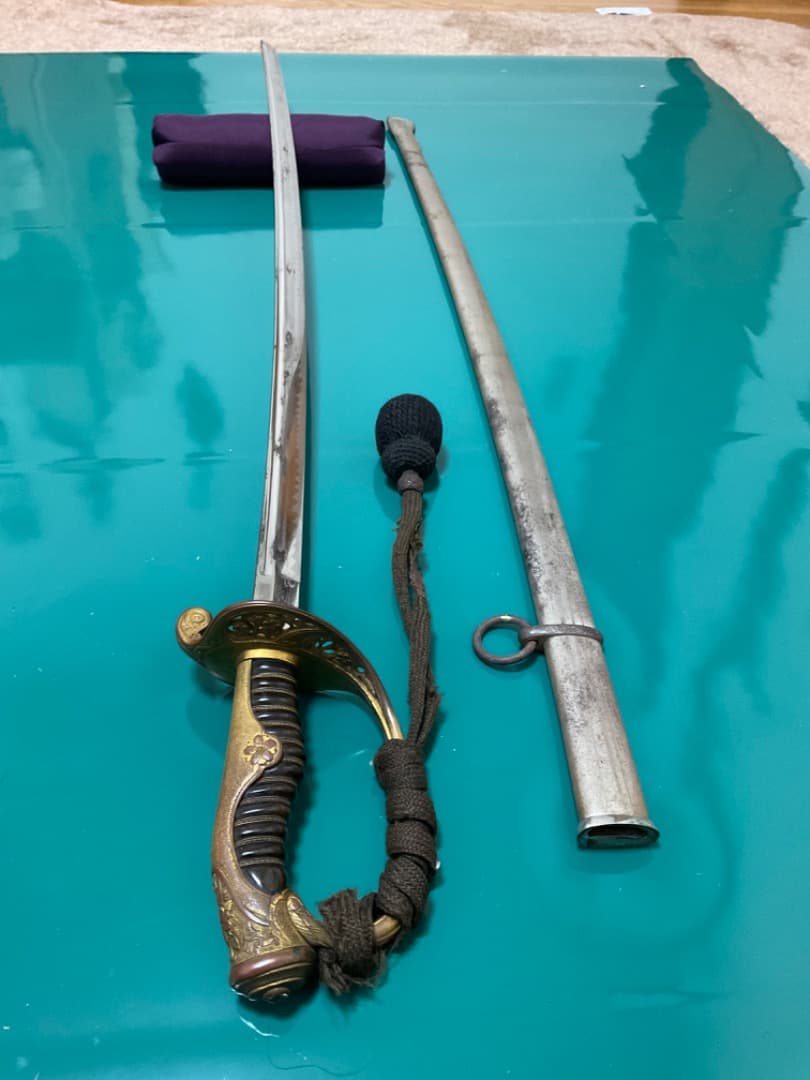 Aランク 旧日本陸軍尉官指揮刀 当時物 軍刀 ovelshopさま専用 - www