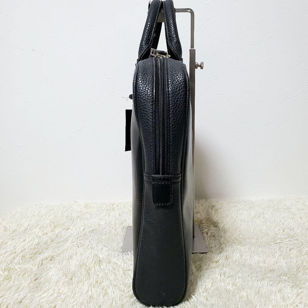 完売品！新品✨マトゥーリ シボ革 ビジネスバッグ オールレザー 南京錠　黒