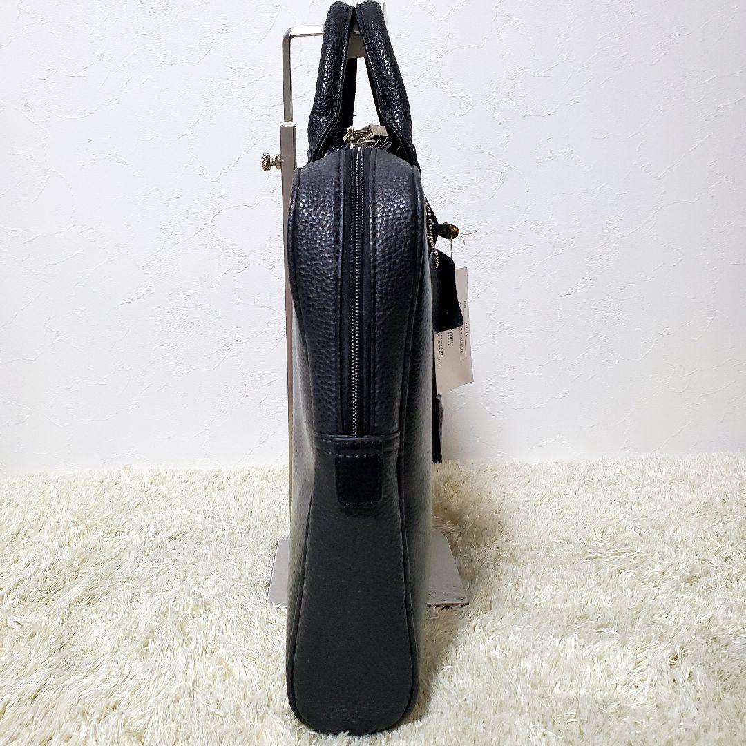 完売品！新品✨マトゥーリ シボ革 ビジネスバッグ オールレザー 南京錠　黒