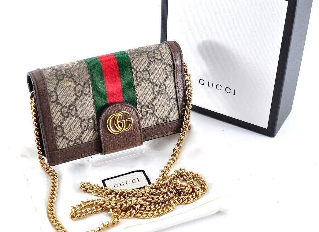 GUCCI マーモント シェリーライン GGスプリーム ウォレット スマホカバー