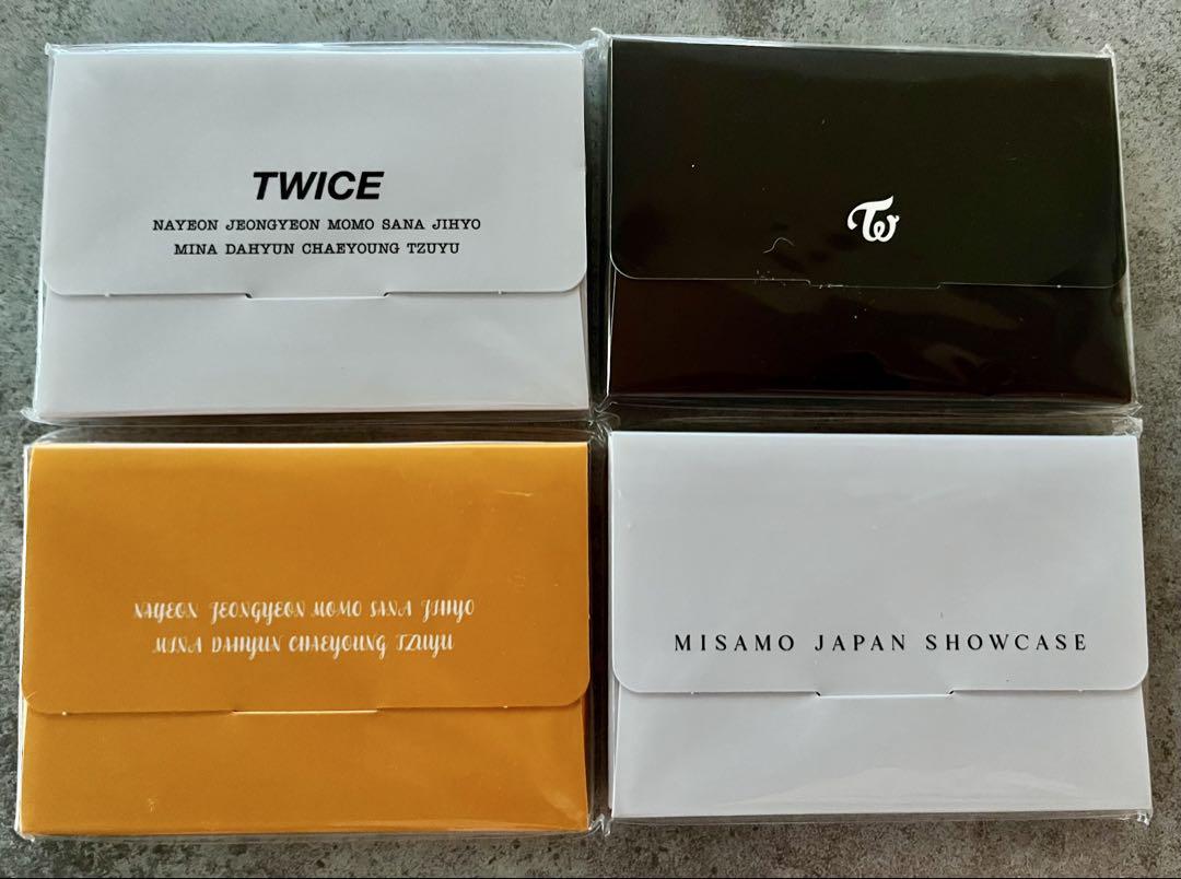 新品未開封 TWICE MISAMO フォトカードセット 4点 まとめ売り
