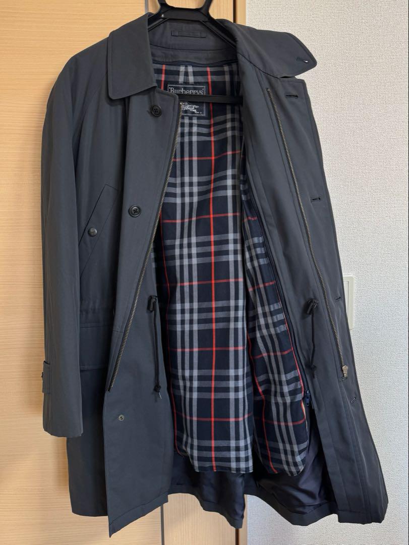 Burberrys バーバリー スモークドチェック ブルゾン コート ジャケット Burberrys バーバリー スモークドチェック ブルゾン コート