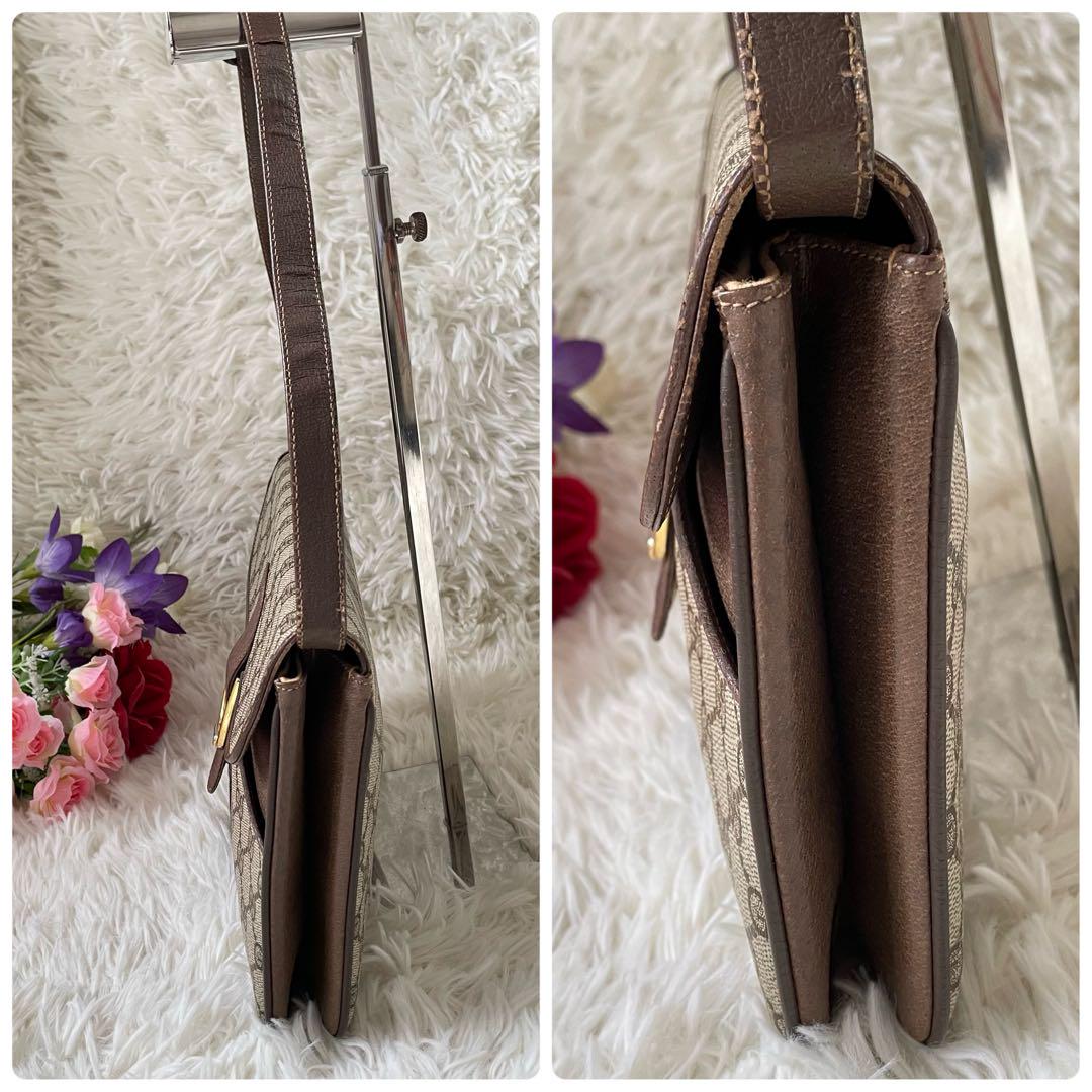 GUCCI GGスプリーム柄ショルダーバッグヴィンテージ