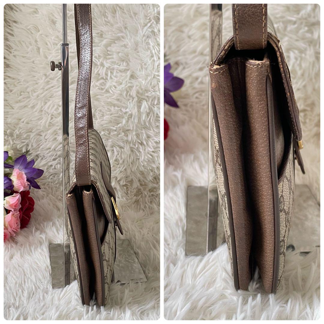 GUCCI GGスプリーム柄ショルダーバッグヴィンテージ