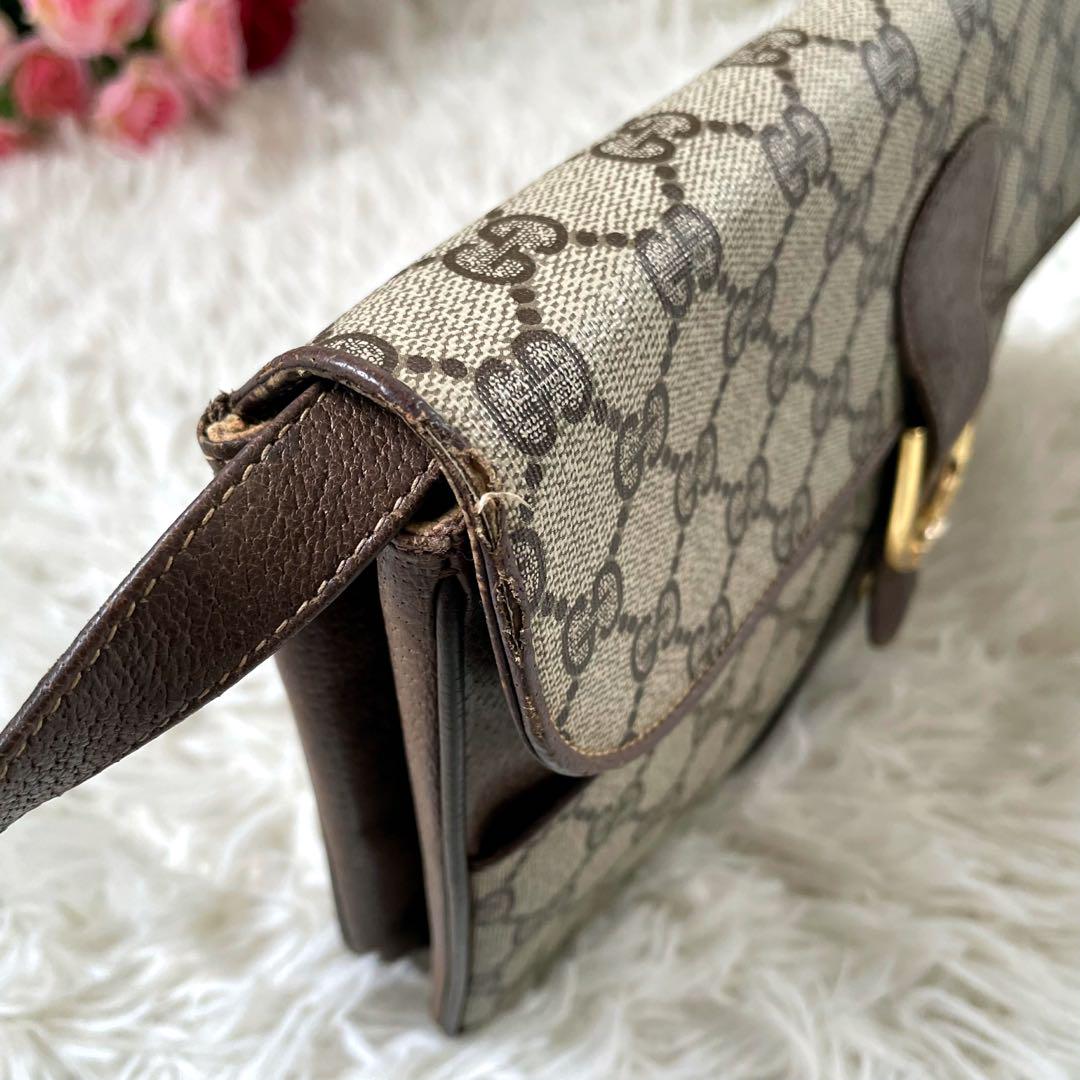GUCCI GGスプリーム柄ショルダーバッグヴィンテージ