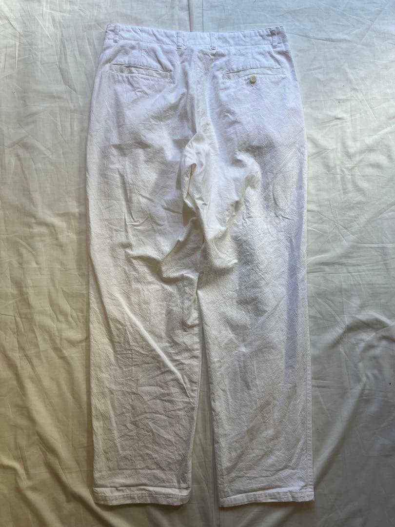 古着 コットンタックパンツ 90s ワイドテーパード タックパンツ ストリート 古着 コットンタックパンツ 90s ワイドテーパード タックパンツ ストリート