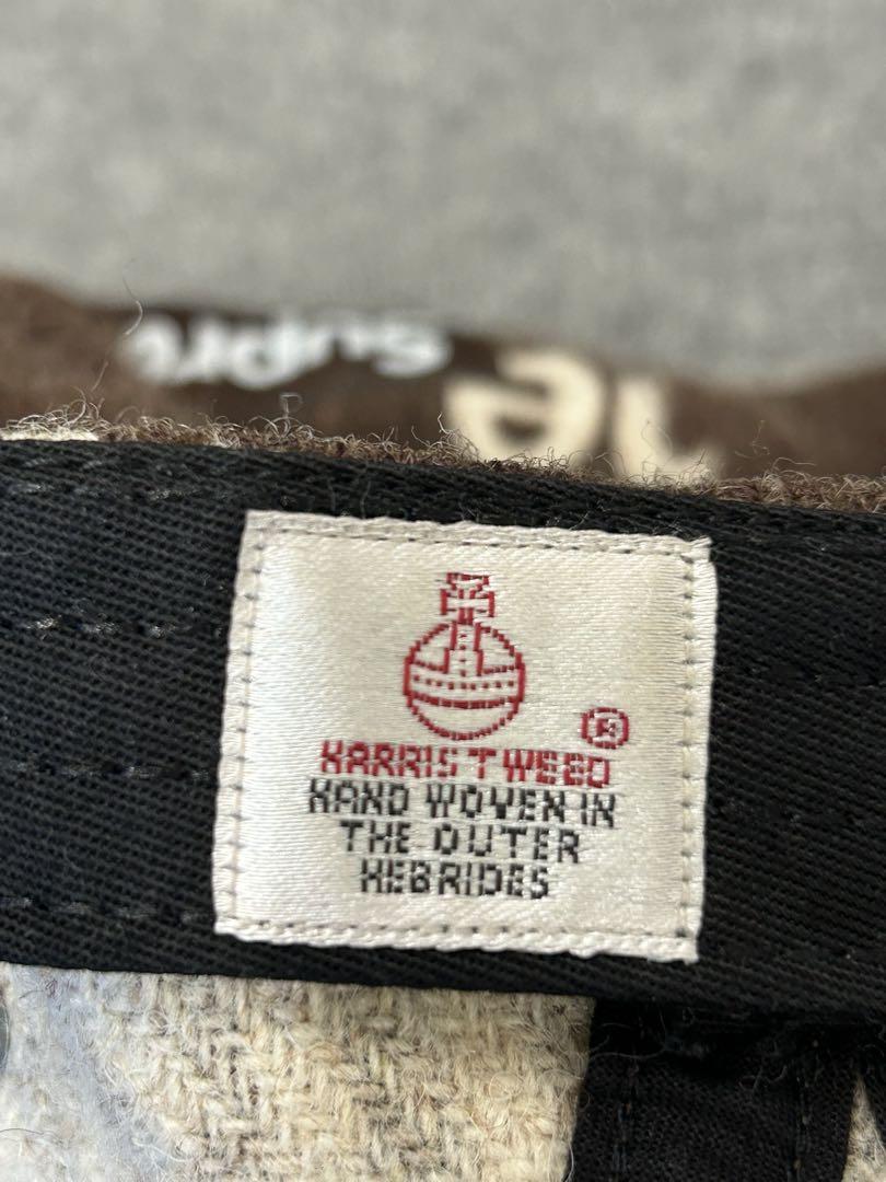 Supreme キャップ パイル地 ステッカー付きΩ