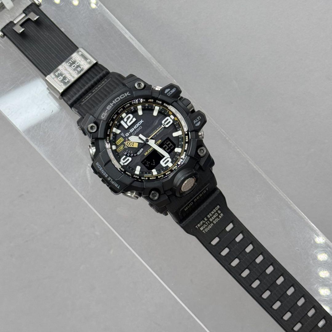 極美品 G-SHOCK GWG-1000 マッドマスター 電波ソーラー ブラック