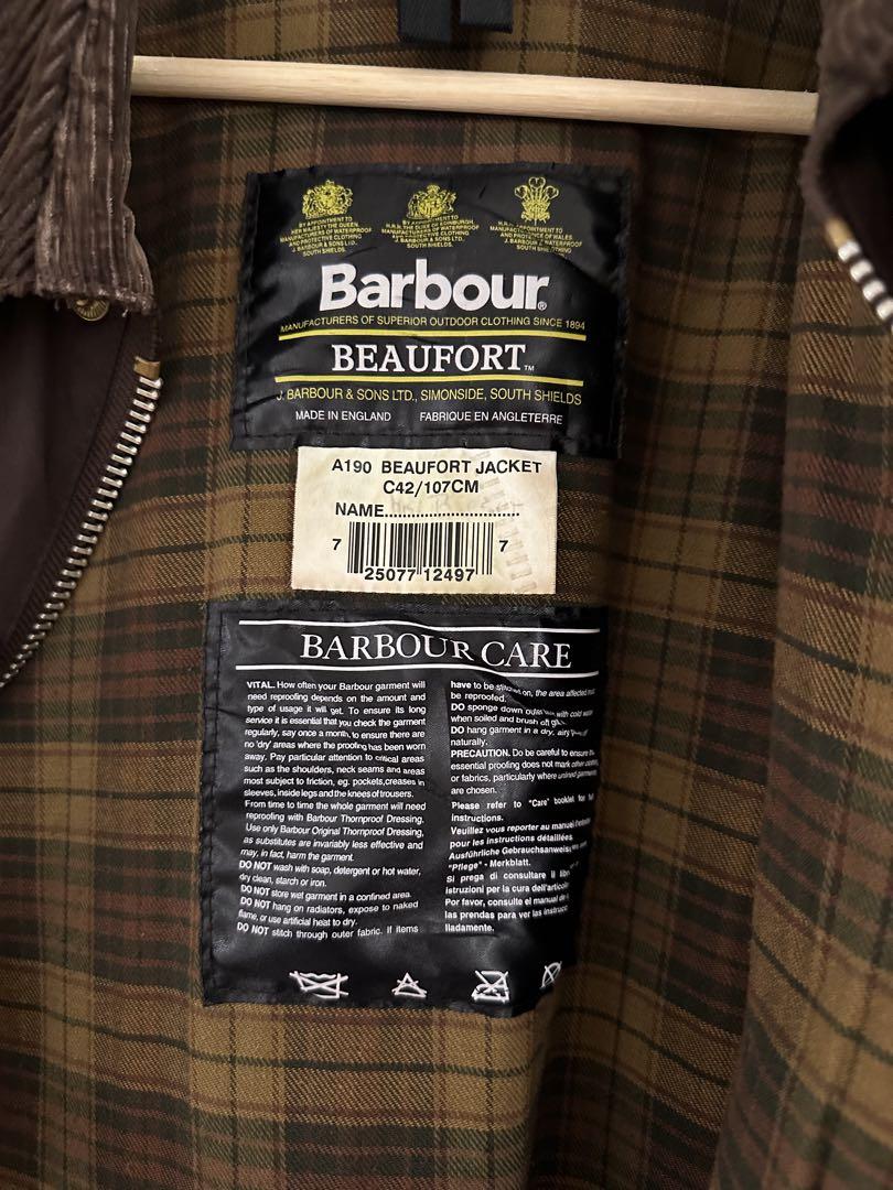 Barbour BEAUFORT ブラウン