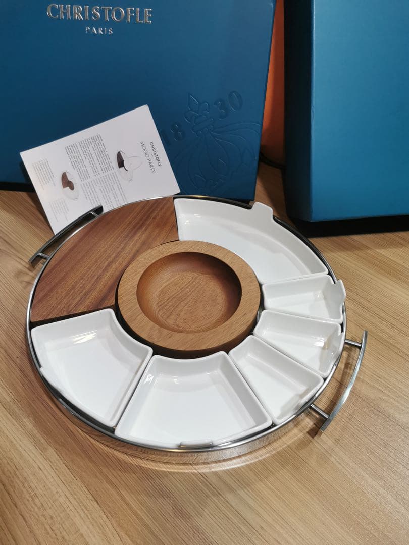 フランス流エレガンス ラグジュアリー仕分け菓子皿