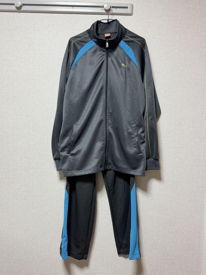 PUMA ジャージ上下セット グレー/青