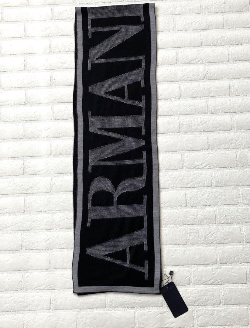 【新品】ARMANI JEANS アルマーニジーンズ　マフラー