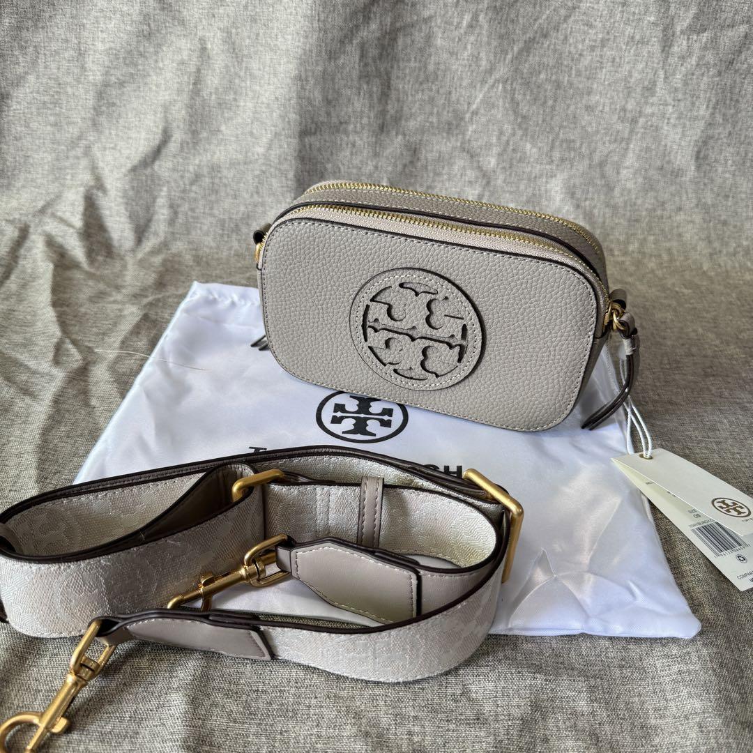 Tory Burch ベージュ ショルダーバッグ Tory Burch ベージュショルダーバッグ＋オマケ