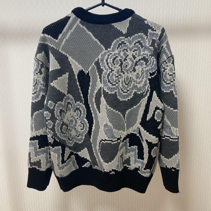 美品 フラワー柄 ニット h2LsD-m27086568381 CLANE クラネ 新品NEW