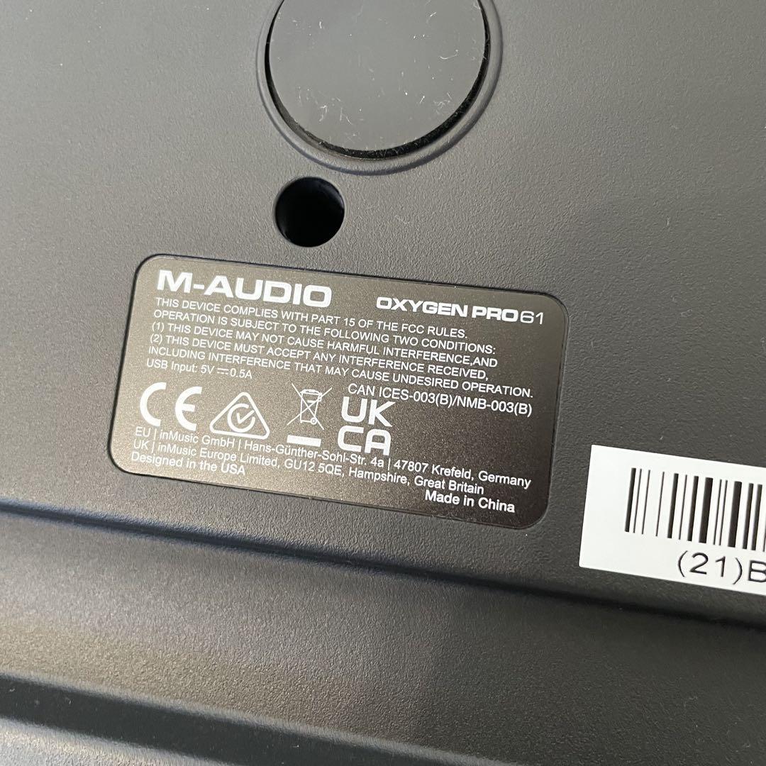 M-Audio Oxygen Pro 61 MIDIキーボード