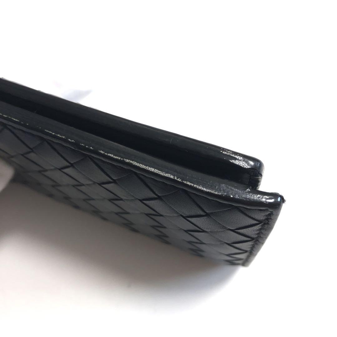 BOTTEGA VENETA ブラック 二つ折り財布