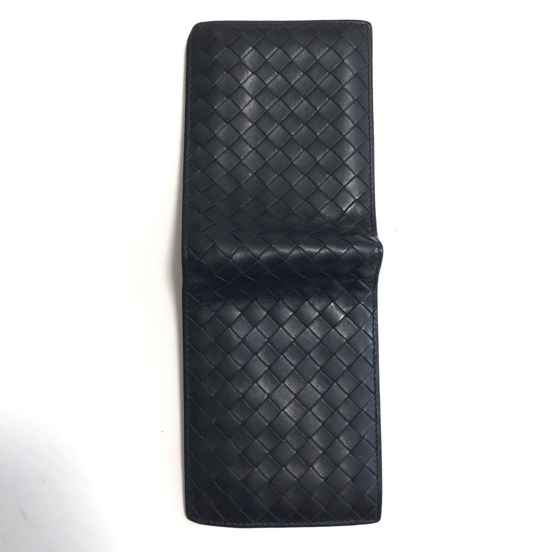 BOTTEGA VENETA ブラック 二つ折り財布