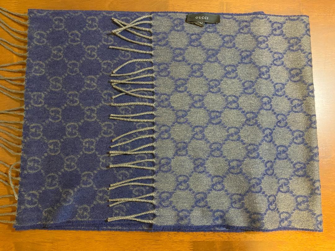お手頃価格 ✧全品正規品保証✧専用_【美品】GUCCI カシミヤ マフラー 小物