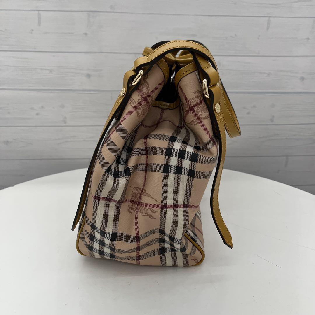 BURBERRY チェック柄 トートバッグ （保存袋付き） Burberry チェック柄トートバッグ - メルカリ