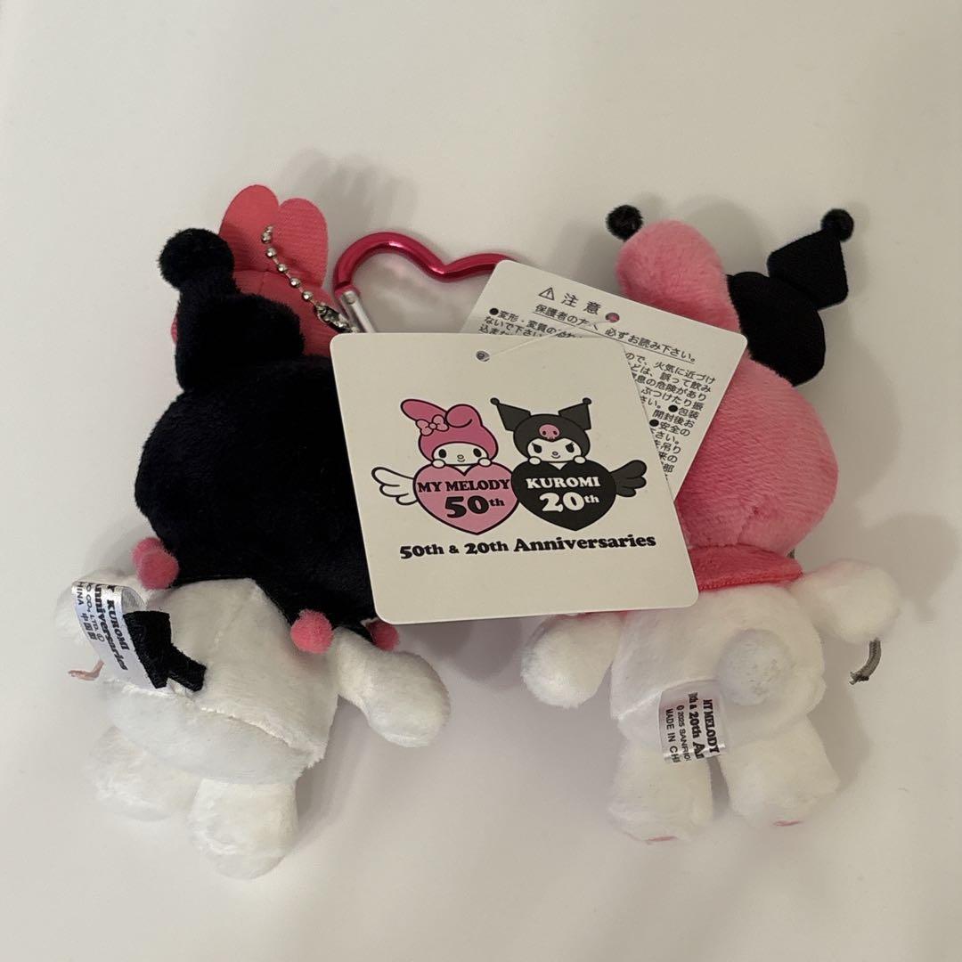 メロクロ展 マイメロ&クロミ マスコットキーホルダー - メルカリ