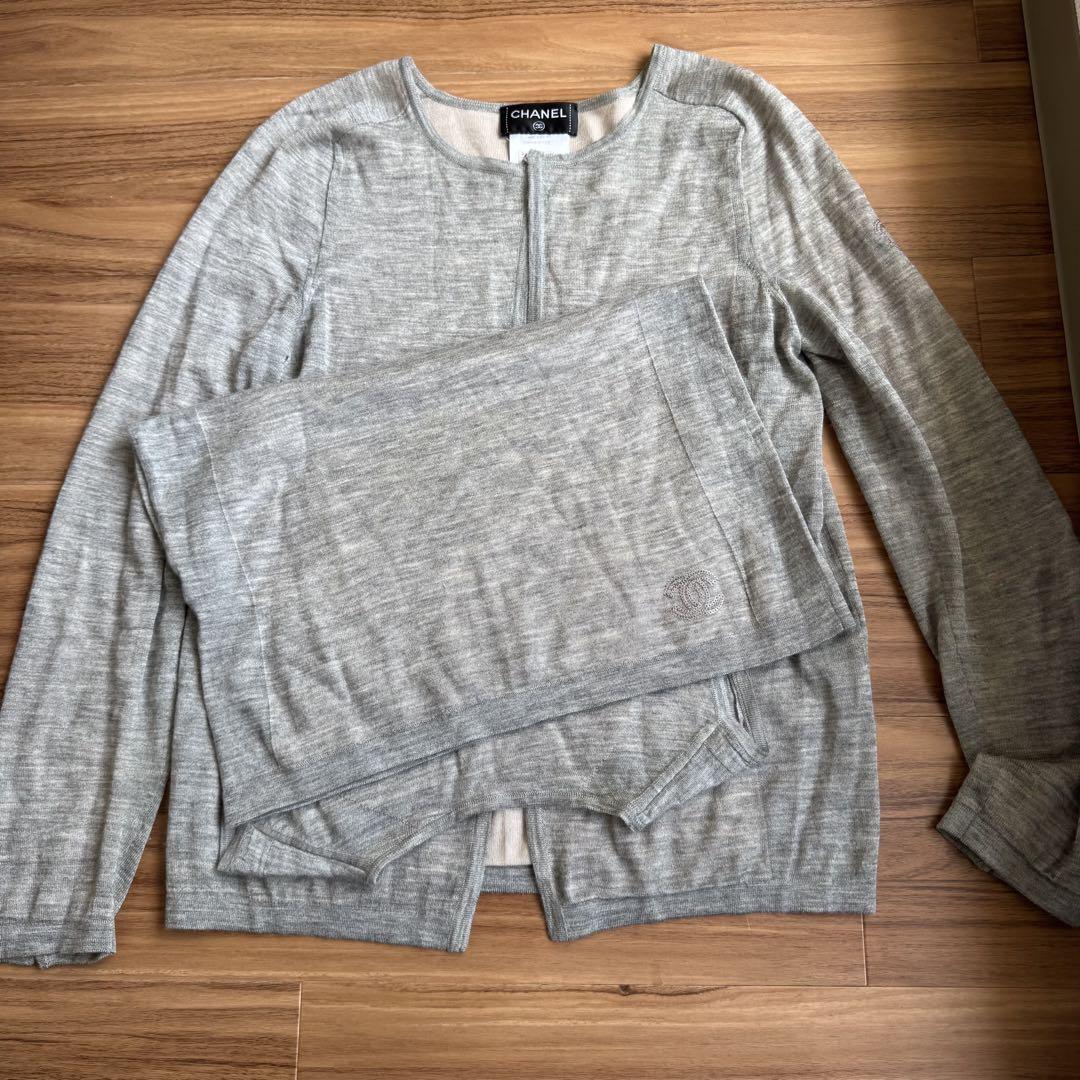 CHANEL】カシミヤアンサンブル