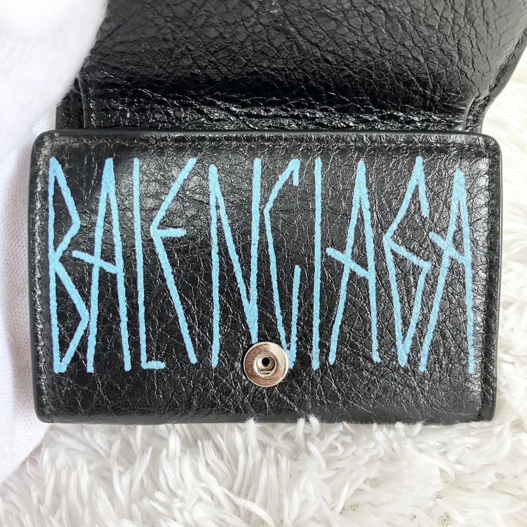 専用✨BALENCIAGA グラフティーペーパー ミニウォレット 三つ折り財布