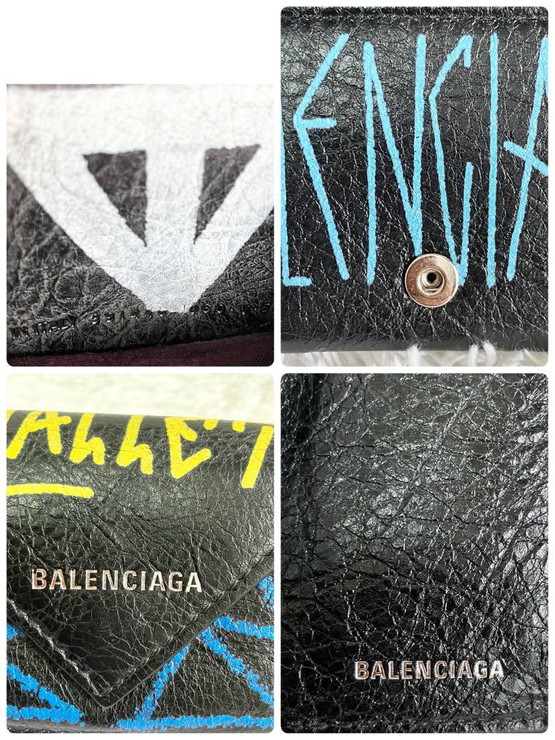 専用✨BALENCIAGA グラフティーペーパー ミニウォレット 三つ折り財布