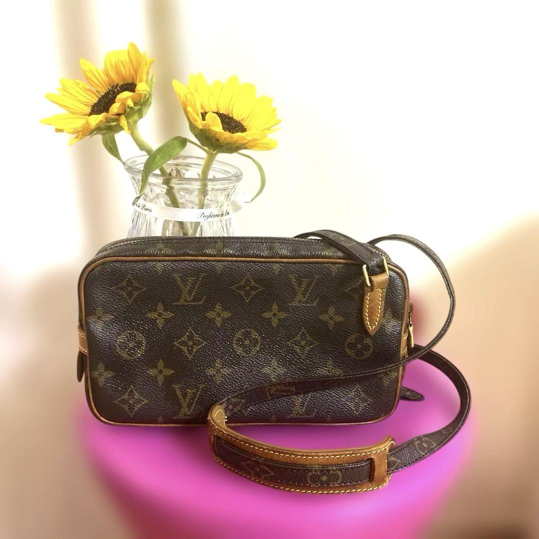 美品 LOUIS VUITTON マルリーバンドリエール ショルダーバッグ