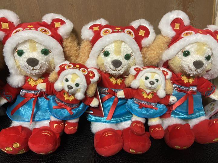 上海ディズニー クッキーアン 旧正月 ぬいぐるみss キーチェーン