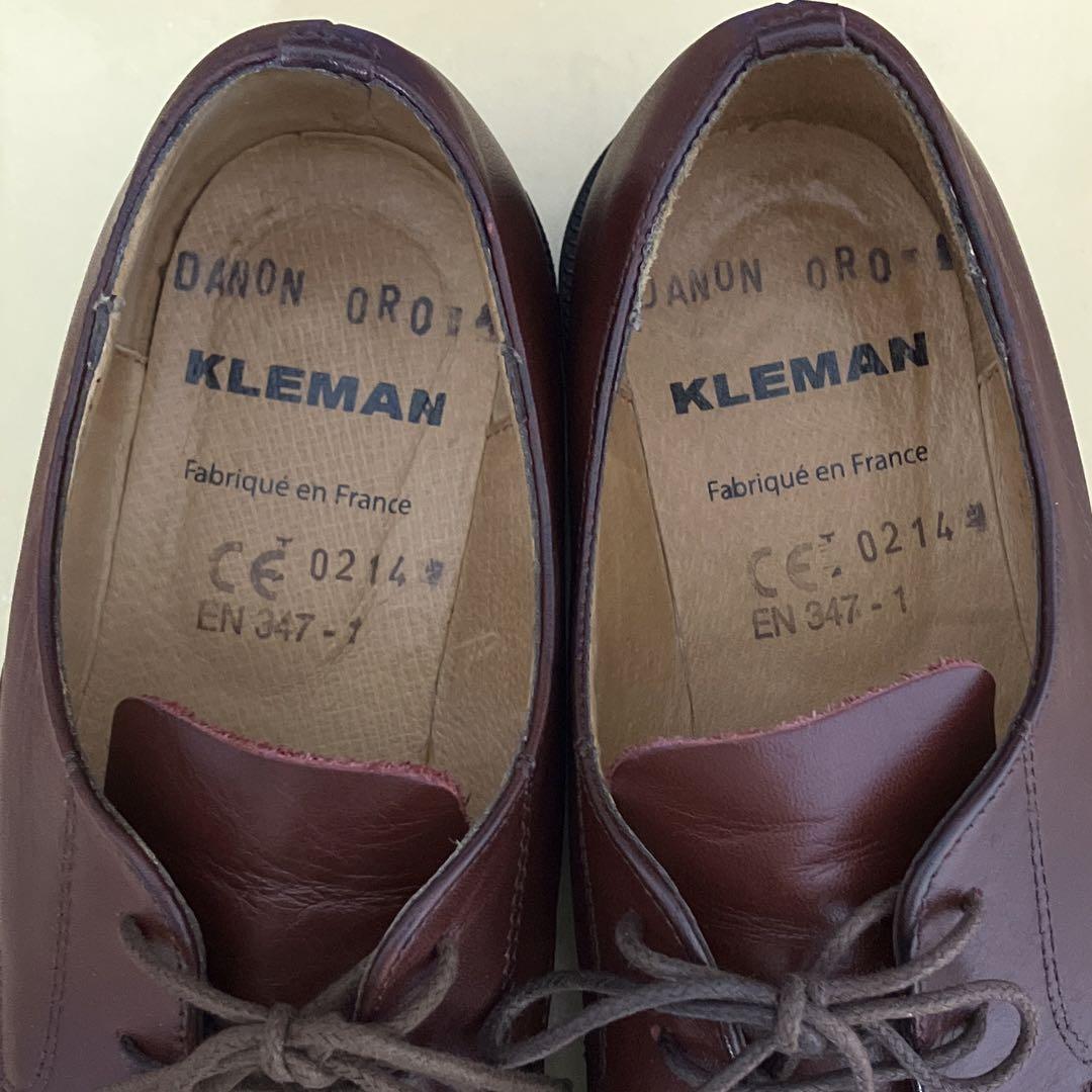 KLEMAN/クレマン DANON レースアップ プレーントゥシューズ