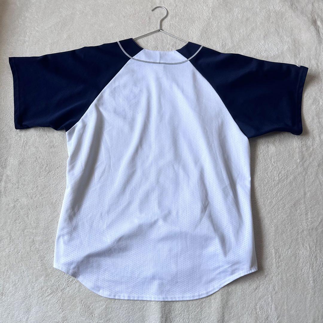 希少 Majestic New York Yankees shirt 半袖 紺
